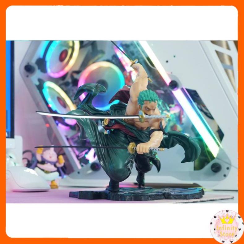 MÔ HÌNH ZORO MÚA KIẾM 20CM INFINY DECOR