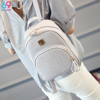[BẢO HÀNH 69 NGÀY] BALO MINI DA NỮ VÂN CÁ SẤU-CNS21