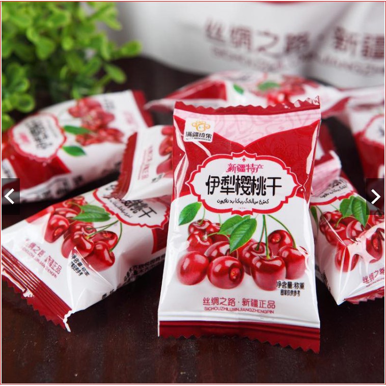 Ô mai Cherry, Việt quất 428g / gói. Date ghi bên dưới.