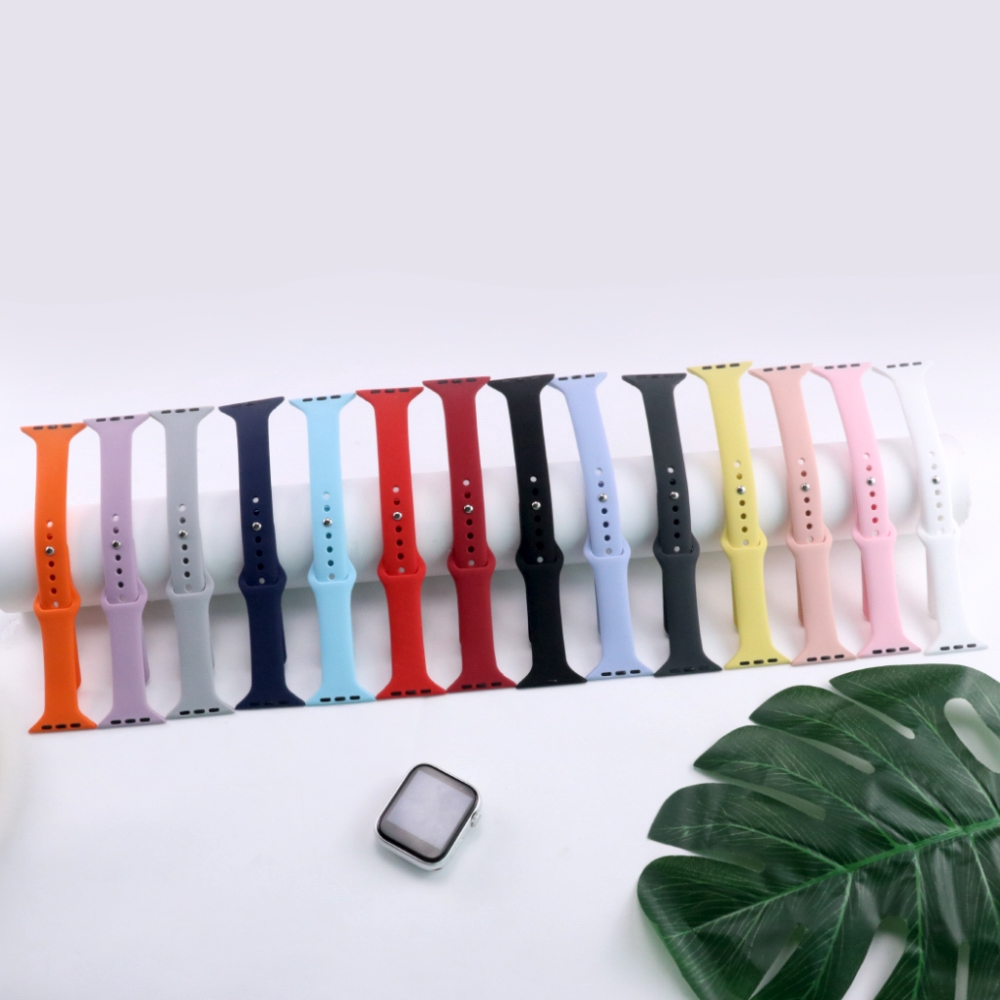 Soft Slim Silicone Sports For W55 W55s Q99 H55 T5s T500 P90 F10 42MM Bands Rubber Watch Strap Silm silicone pulseira bracelet Watchband