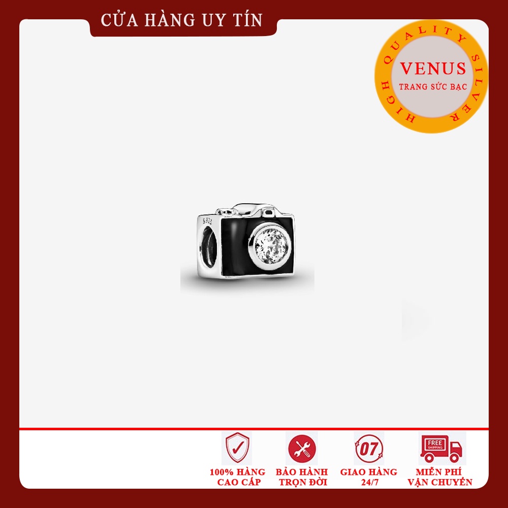 [Charm bạc 925 cao cấp] Charm bạc chiếc máy ảnh- Mã sản phẩm VENUSMA