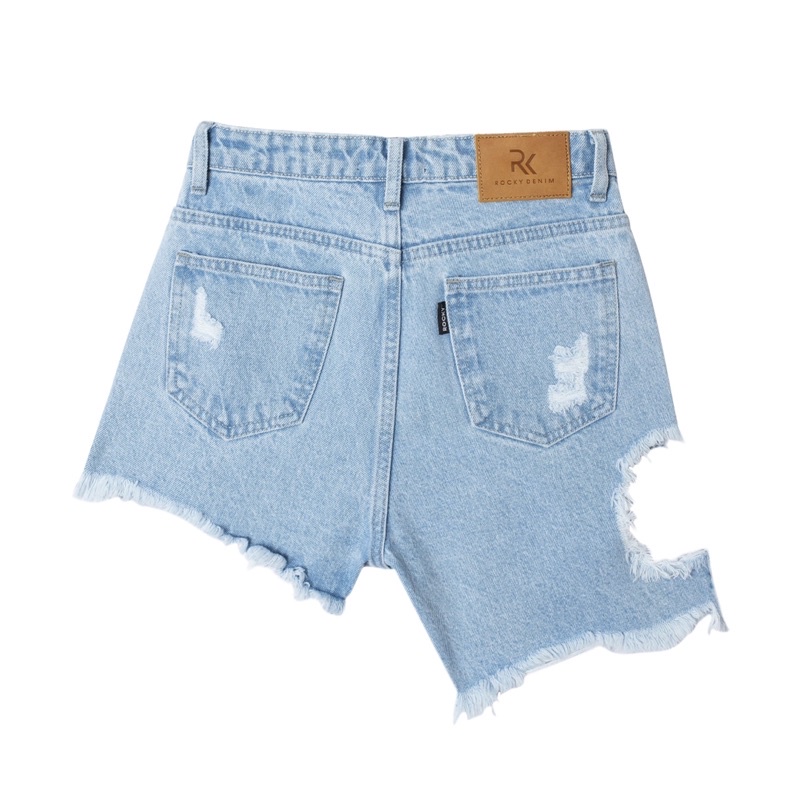 Short rách cá tính lowhigh jeans