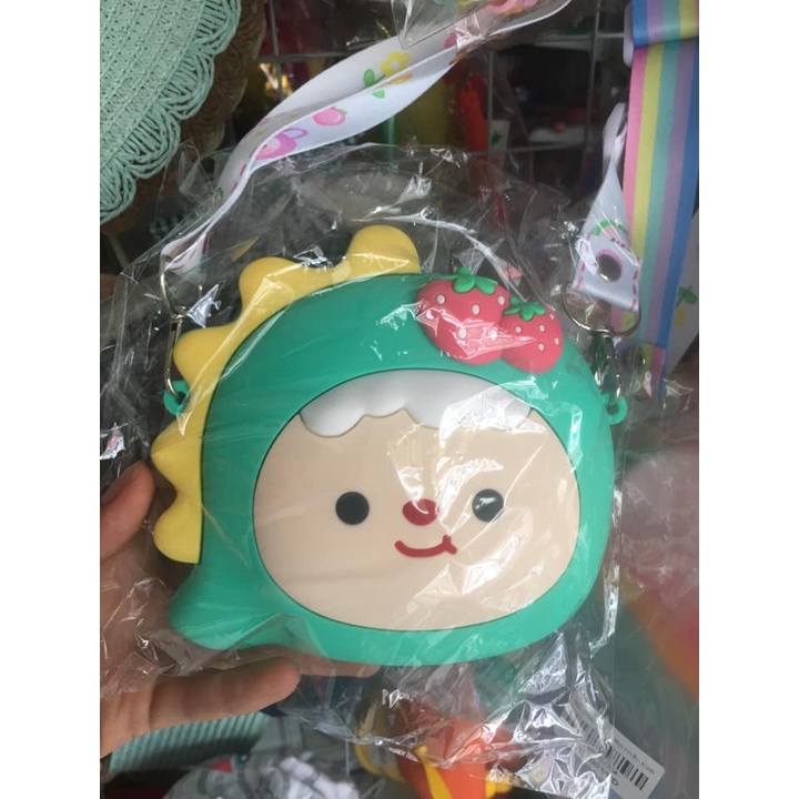 Túi đeo chéo popip - nhựa dẻo nhiều hình cho bé gái giá rẻ