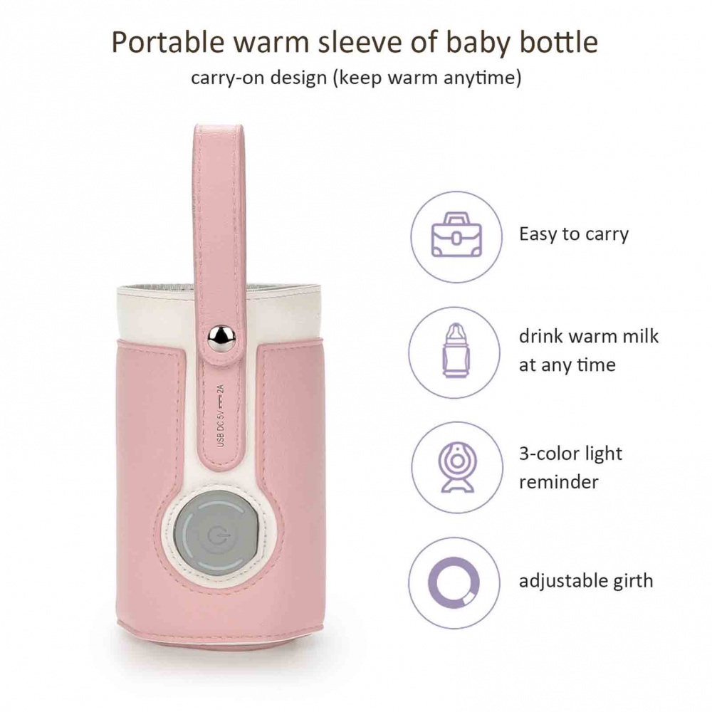 [Haobaby shop] Túi ủ giữ nhiệt bình sữa di động cao cấp, hâm sữa USB thông minh cho bé// Máy Ủ Bình Sữa Di Động Lavita