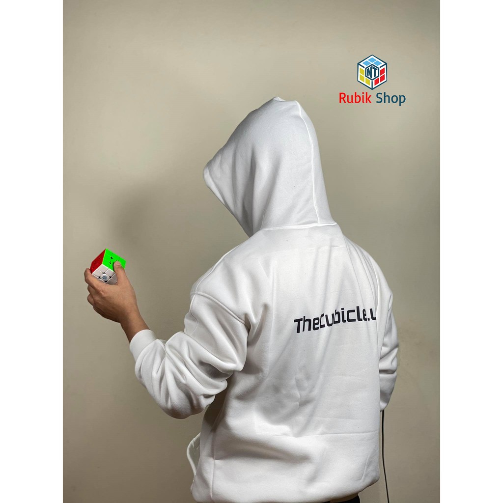 Áo Hoodie Oversize THE CUCBICLE màu trắng/ Màu đen