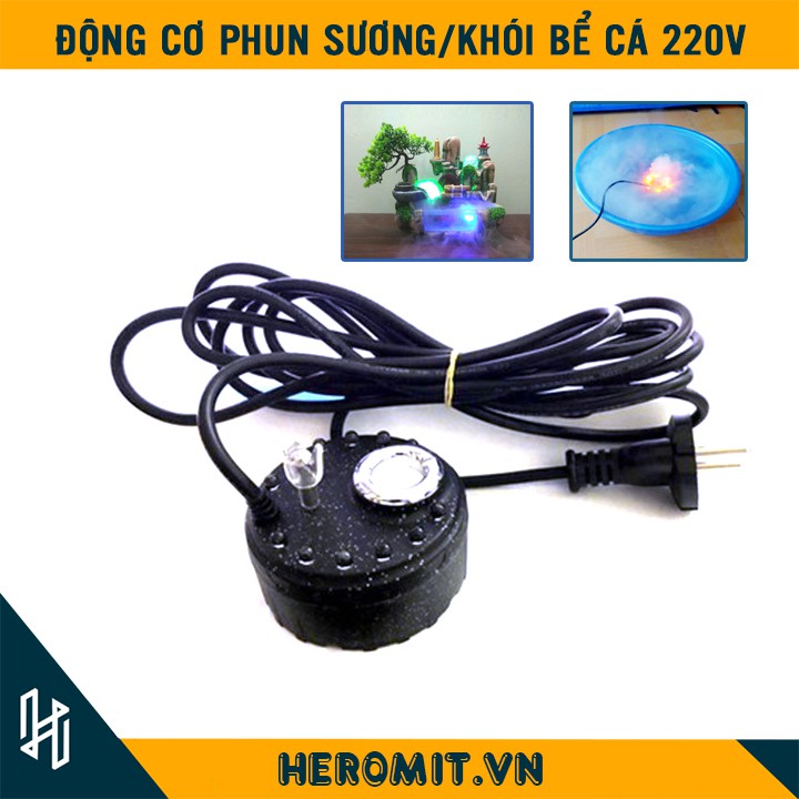 Phun Sương tạo ẩm 220V Máy tạo khói bể cá Công Suất Cao