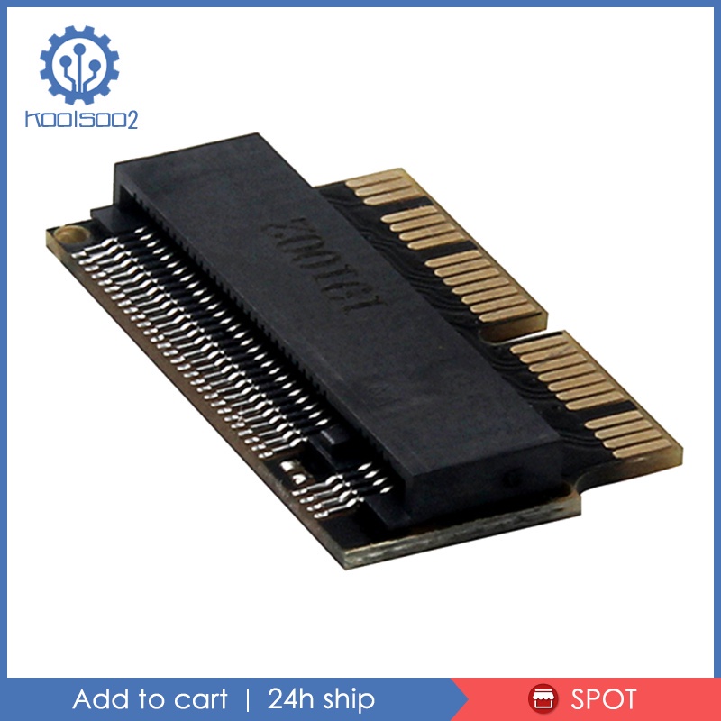 Bộ Chuyển Đổi Thẻ Chuyển Đổi Koolsoo2 + NVMe PCIe M.2 NGFF SSD Cho MacBook 13 2014 2015 2016