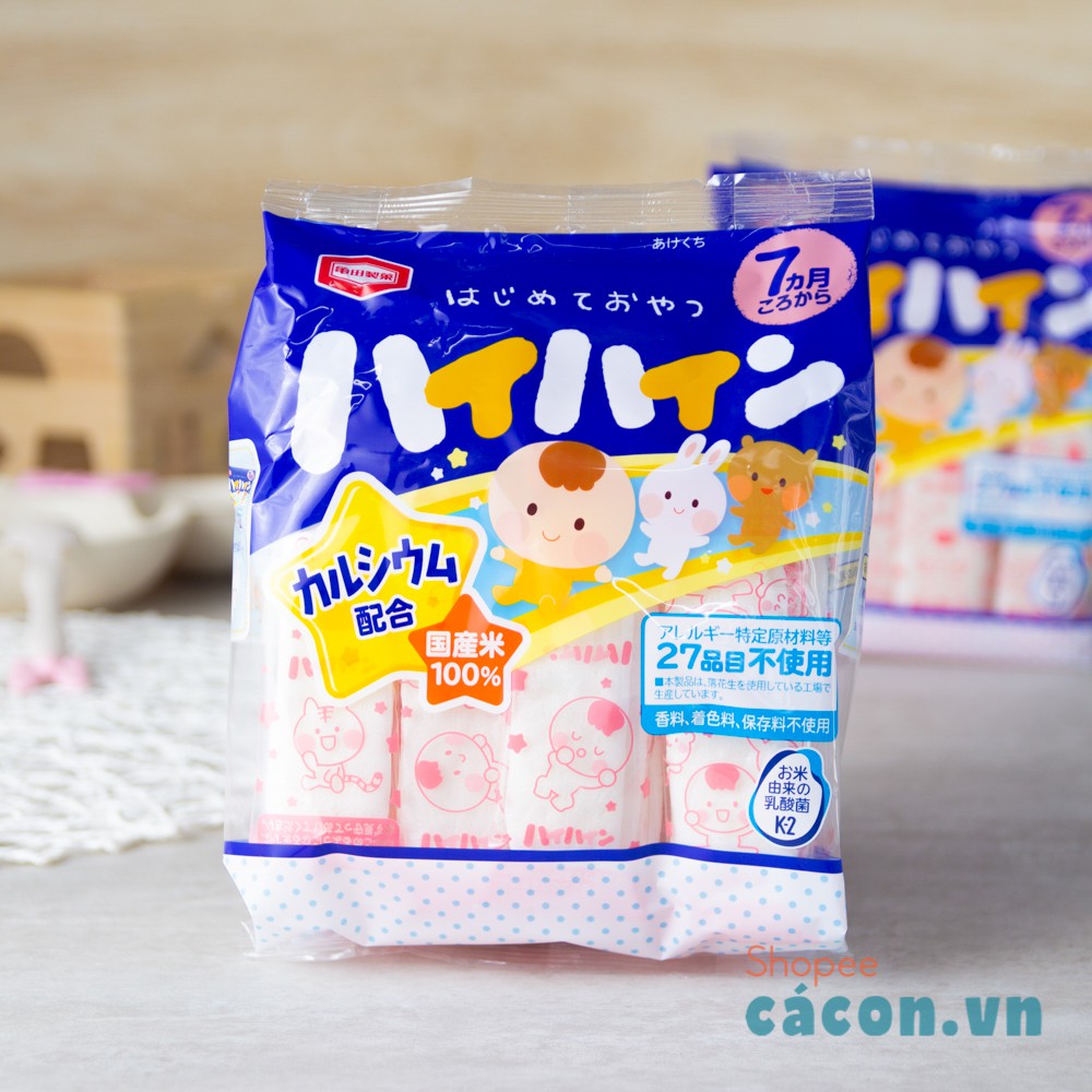 Bánh Gạo Tươi Haihain Đủ Vị Nhật Cho Bé Ăn Dặm 7 Months