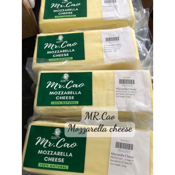 Phô mai Mozzarella Mr.Cao Ireland/Úc khối 2,5kg
