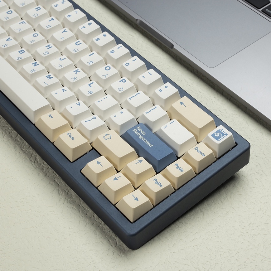 141 Phím GMK Soyamilk Keycap Cherry Profile Trung Quốc PBT DYE-SUB Bàn phím cơ học Keycap