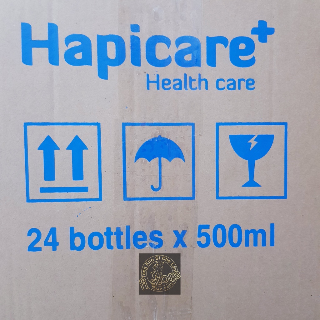 Nước Rửa Tay Diệt Khuẩn 99,99% HapiCare nữa lít (500ml)