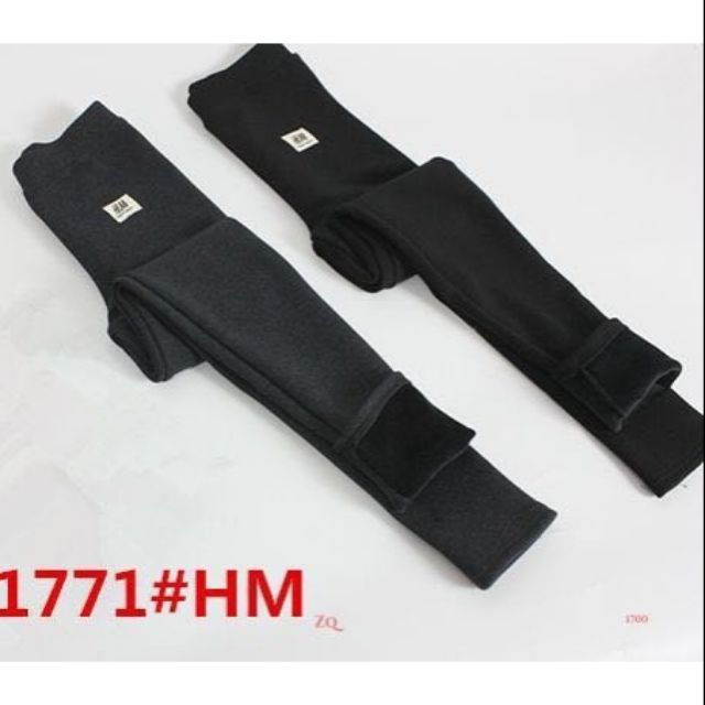 Quần legging Hm lót lông