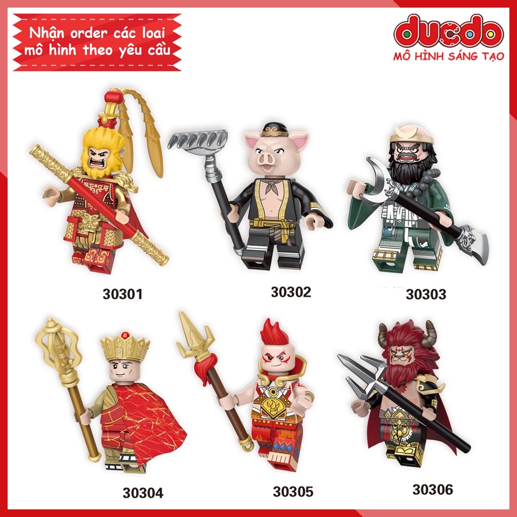 DCOOL 30301 - 30306 Minifigures các nhân vật Tây Du Ký - Đồ chơi Lắp ghép Xếp hình Mô hình Mini Tôn Ngộ Không