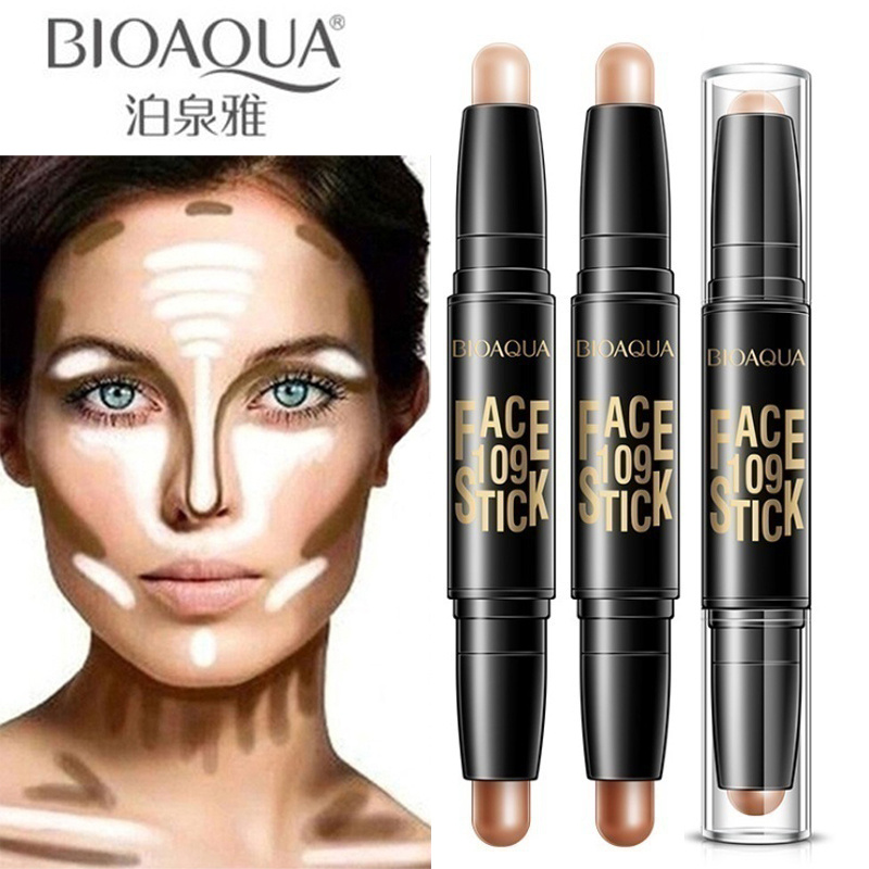 [Hàng mới về] Bút che khuyết điểm hai đầu Bioaqua chống thấm nước tạo khối trang điểm thời trang  | BigBuy360 - bigbuy360.vn