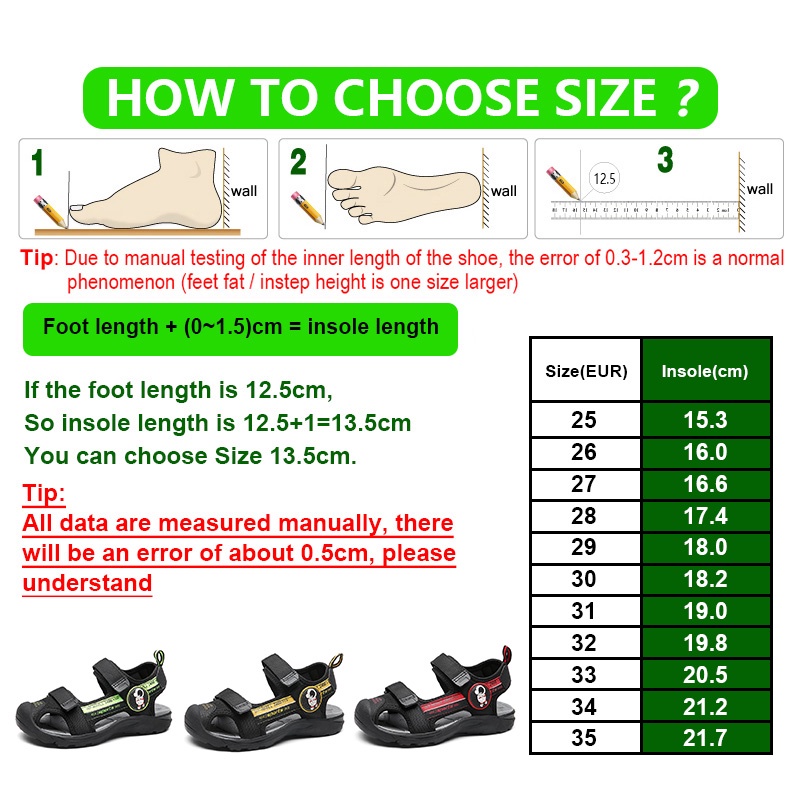 Xăng đan Thể Thao Mềm Nhẹ Thoải Mái Mùa Hè Kích Thước 25-35 Cho Bé Trai / Gái
