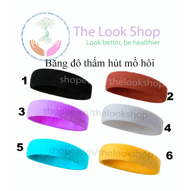 👸 Băng đô thấm hút mồ hôi