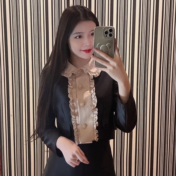 Mita Boutique - Áo Croptop Dài Tay Tiểu Thư Ciara - MIAK0002