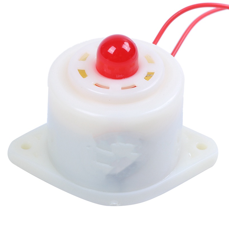 Bj-3 AC220V Đèn LED công nghiệp Đèn nháy báo động màu đỏ Còi báo động 100dB Trắng