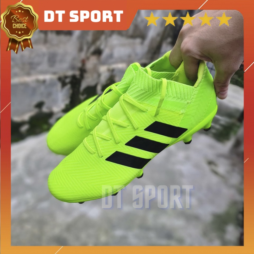 [Tặng Túi Rút Và Tất]Giày Đá Bóng Sân Cỏ Tự Nhiên Nemeziz Messi Tango 18.3 FG Super M10 Speed Ghost, Giày Đá Banh Nam