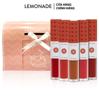 Combo 5 son - LEMONADE PERFECT COUPLE LIP Love collection (5 cây x 7.5g)