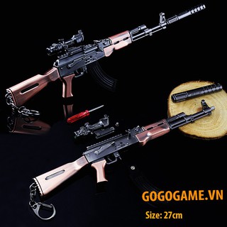 Mô Hình AKM Pubg – Tặng Kệ Trưng Bầy (Thép 27cm)