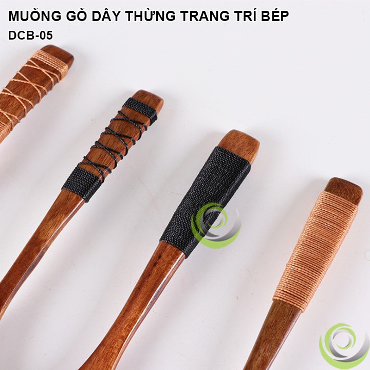 MUỖNG GỖ TỰ NHIÊN SỤ NAM MỘC VINTAGE TRANG TRÍ BẾP ĐẠO CỤ CHỤP ẢNH SẢN PHẨM INS DCB-05