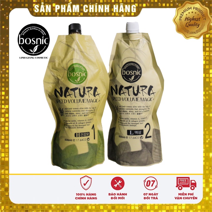 Kem Uốn Duỗi Đa Năng NATURA BOSNIC 500ML