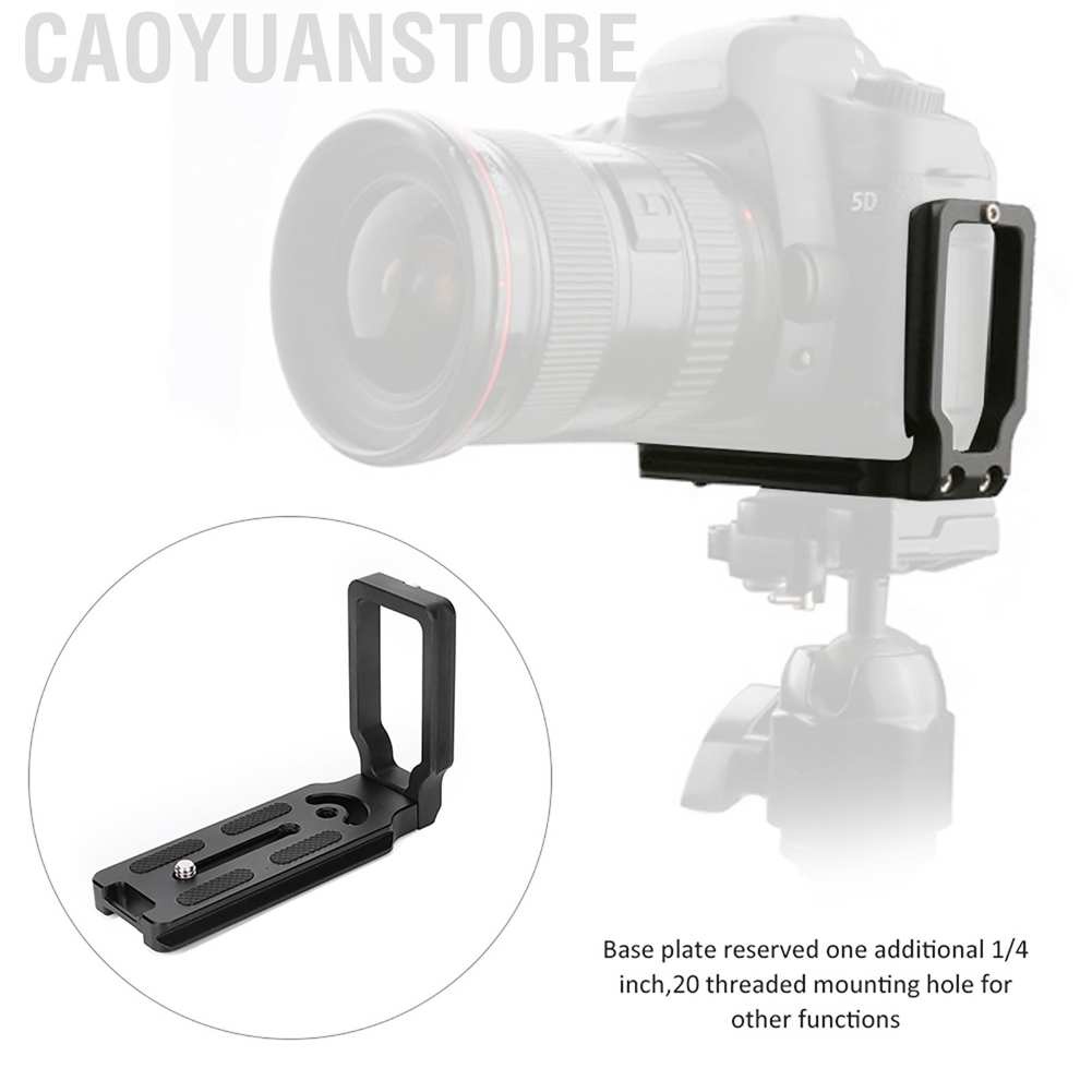 Khung Chữ L Tháo Lắp Nhanh Bằng Hợp Kim Nhôm Màu Đen Cho Máy Ảnh Canon Eos 5d Mark Ii Iii 750d 760d | BigBuy360 - bigbuy360.vn