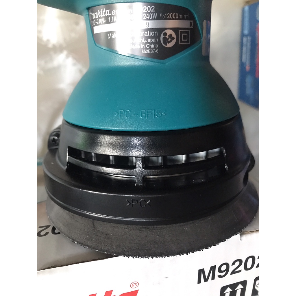 [CHÍNH HÃNG] Máy chà nhám tròn | Quỹ đạo tròn MAKITA M9202B 240W - Cực khỏe, Cam kết lõi đồng 100%