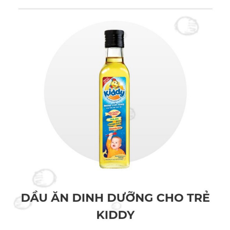 DẦU ĂN DINH DƯỠNG CHO TRẺ KIDDY 250ml