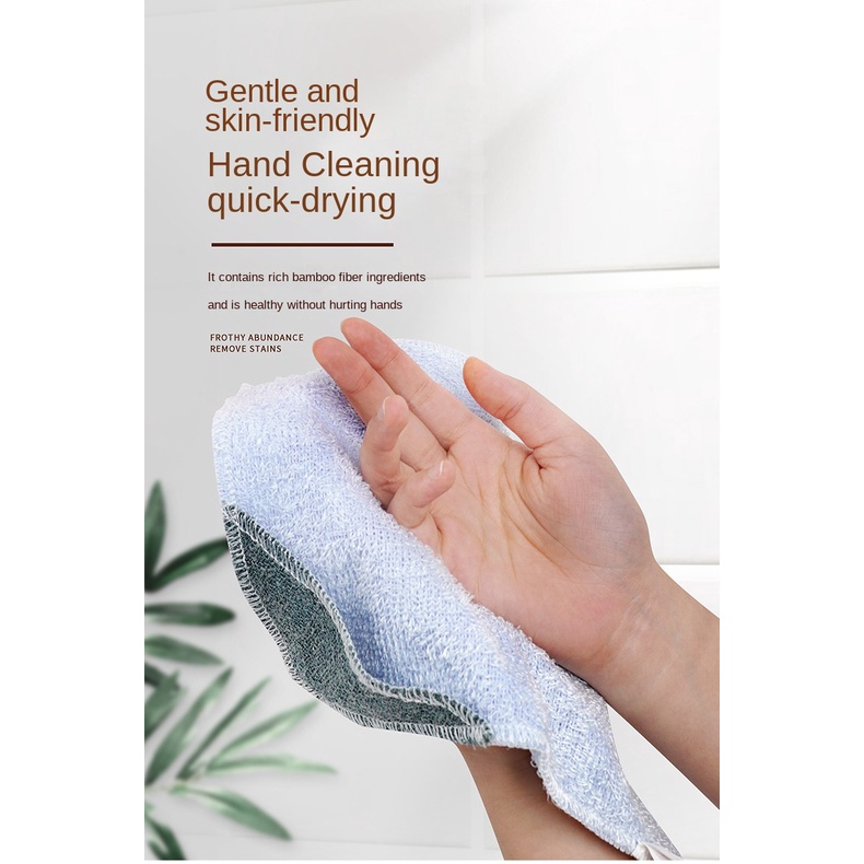 Khăn Lau Chén Dĩa Bằng Sợi Tre Chất Lượng Cao