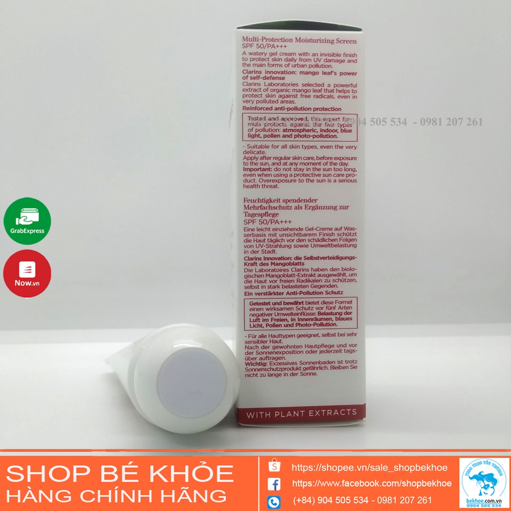 Kem chống nắng CLARINS 30ml hàng Pháp