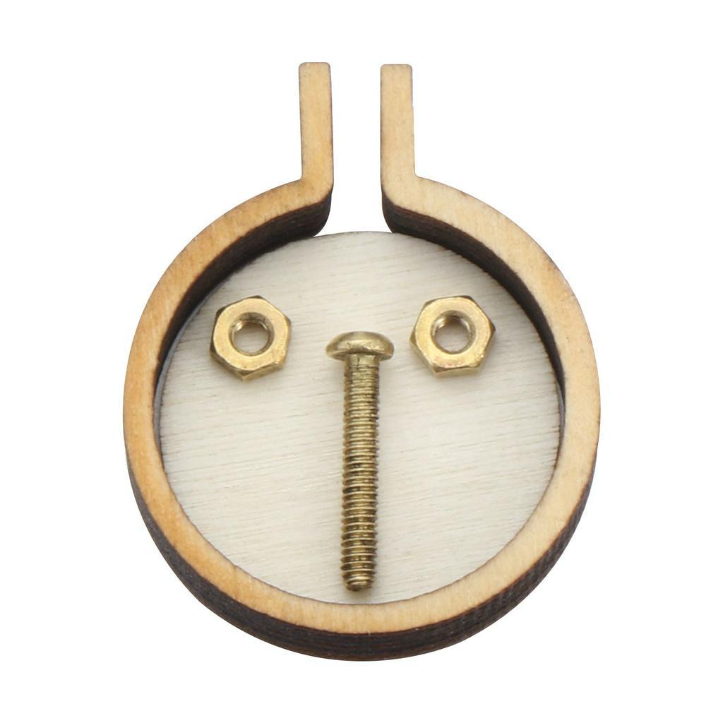 1 Vòng Gỗ Hình Oval Mini Dùng Làm Đồ Thủ Công DIY