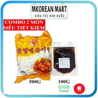 Combo 500g Bánh Gạo Cắt Khúc Mir + 100g Sốt Tokbokki