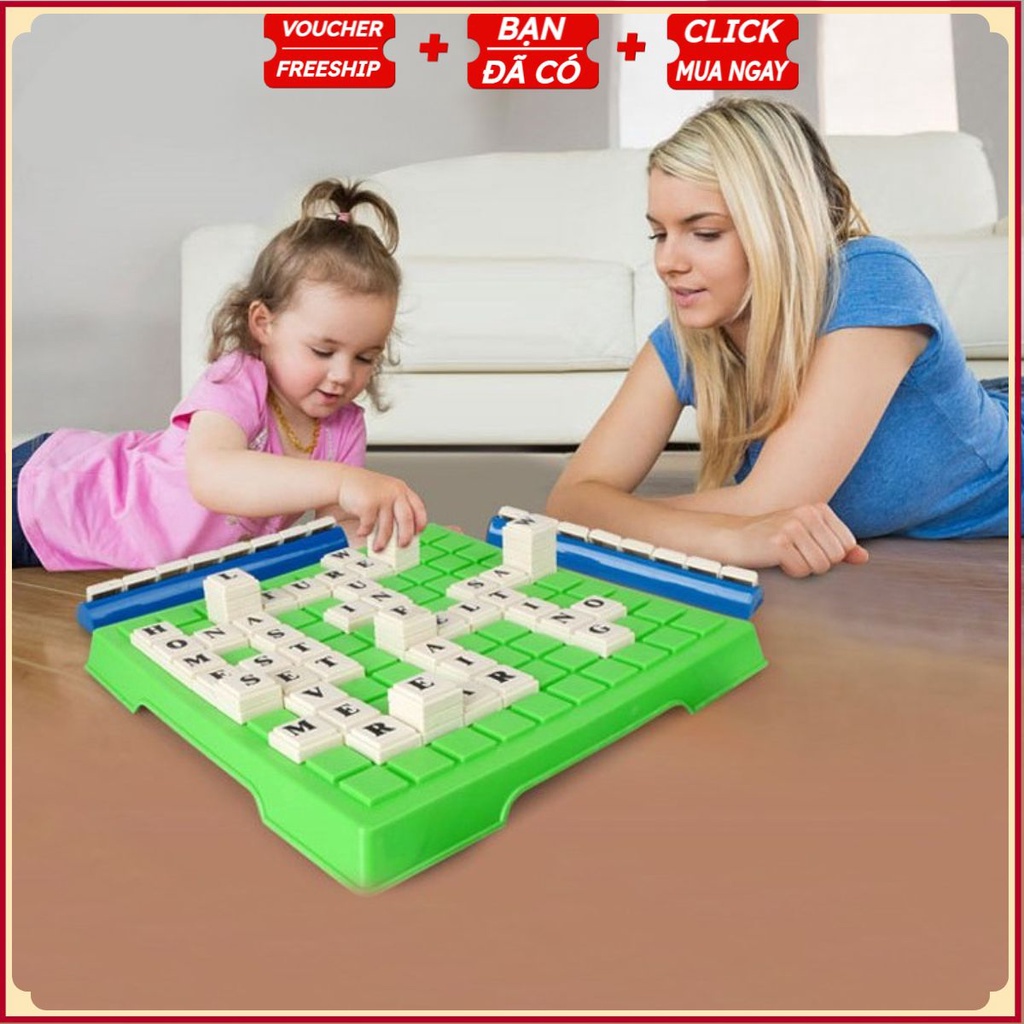 Game ghép chữ tiếng anh thú vị - Trò chơi nhóm vui nhộn (Hộp Xanh)