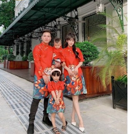 Áo dài Gia Đình Nhâm Dần 2022 Áo dài cách tân gia đình, áo dài tết, áo dài cả nhà, áo dài nam nữ
