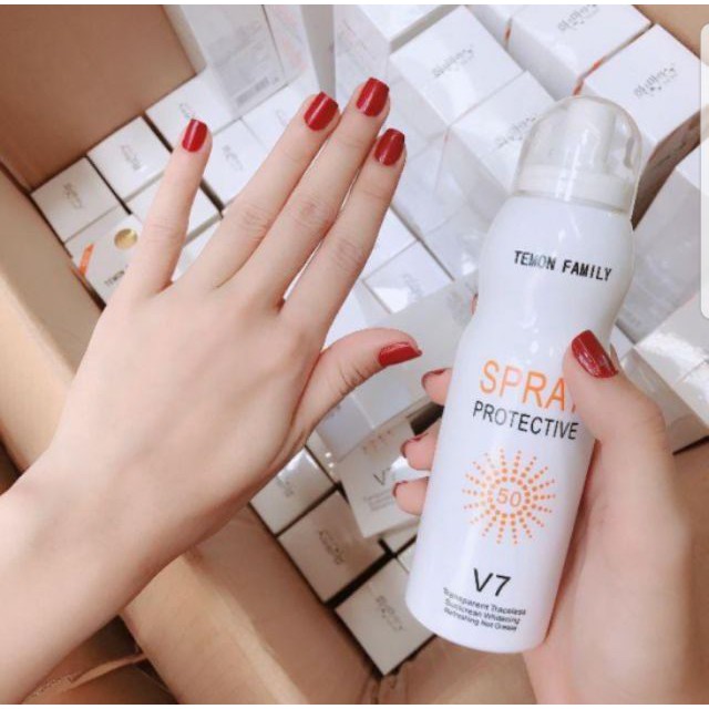 (Cực Hot) KEM CHỐNG NẮNG DẠNG XỊT Sun Screen V7