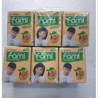 Thùng sữa đậu nành Fami ít đường  200ml -36 hộp