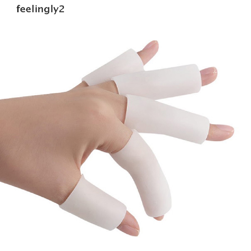Set 5 Ống silicone Bảo Vệ Ngón Chân Giảm Đau Tiện Lợi