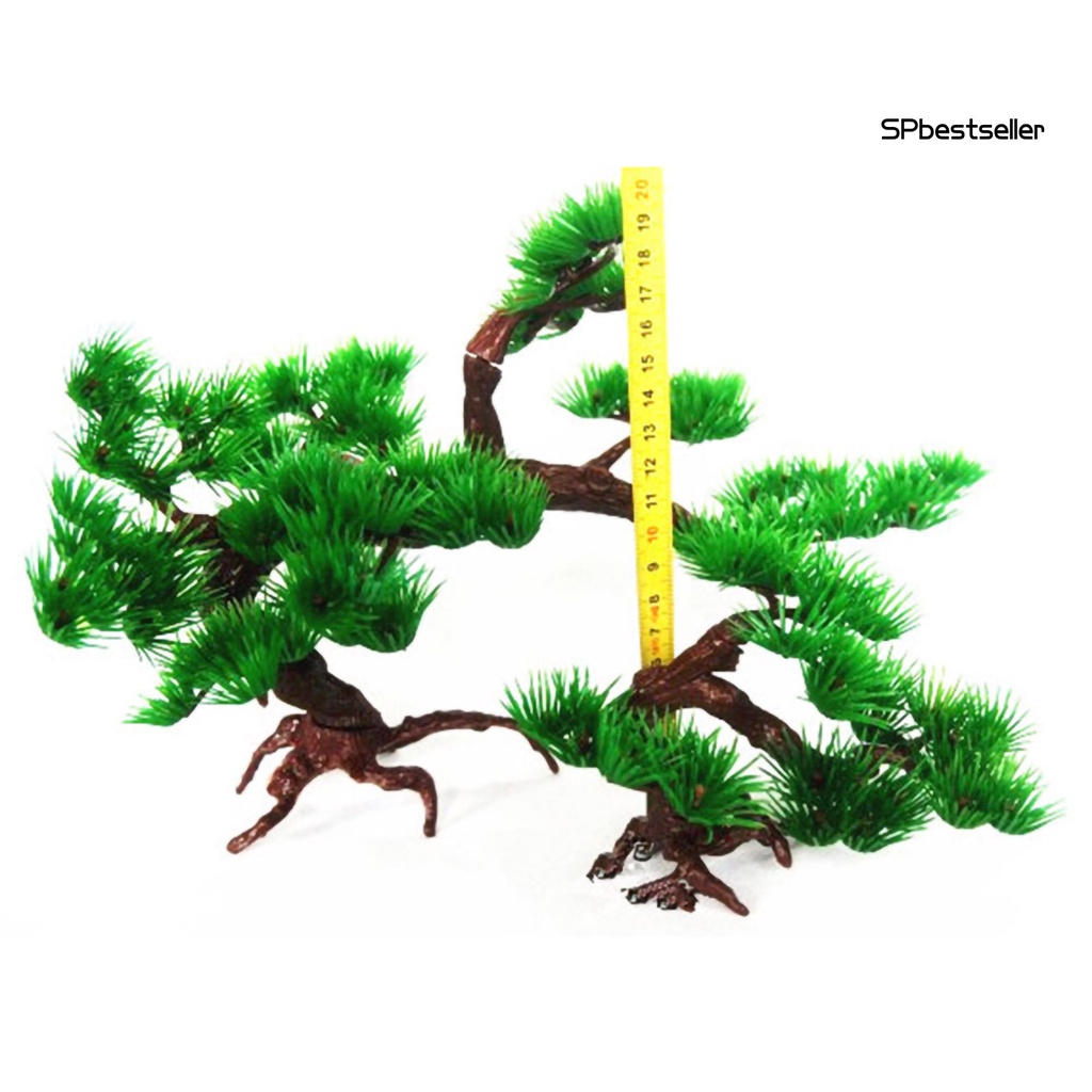 Chậu Cây Bonsai Nhân Tạo Bằng Nhựa Trang Trí Bể Cá