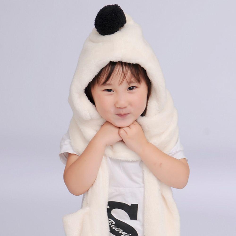 Mũ Trùm Đầu Giữ Ấm Bằng Vải Bông Dày Dặn Thời Trang