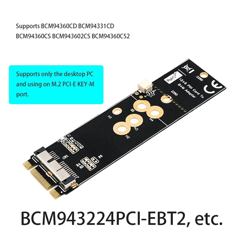 Đầu Chuyển Đổi Thẻ Nhớ M.2 Nvme Ssd Cho Bcm94360Cd | BigBuy360 - bigbuy360.vn