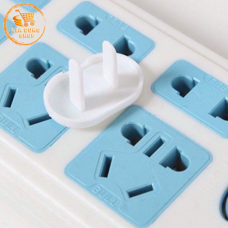 Nút Bịt Ổ Điện Chống Giật Chống Cháy An Toàn Cho Trẻ Nhỏ Và Gia Định ( Loại 2 Chân )