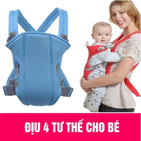 (FREE SHIP) Địu 4 Tư Thế Đa Năng An Toàn Cho Bé &lt;3