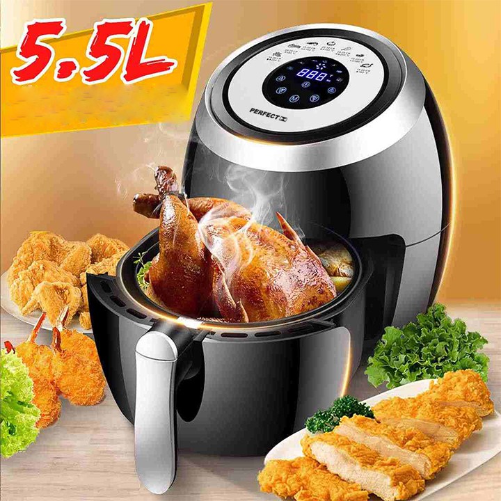 Nồi Chiên Không Dầu AIR FRYER 5.5 L Đa năng – Hàng Chính hãng – Bảo hành 6 tháng trên toàn quốc