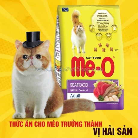 Thức ăn mèo ME-O hải sản- 350g