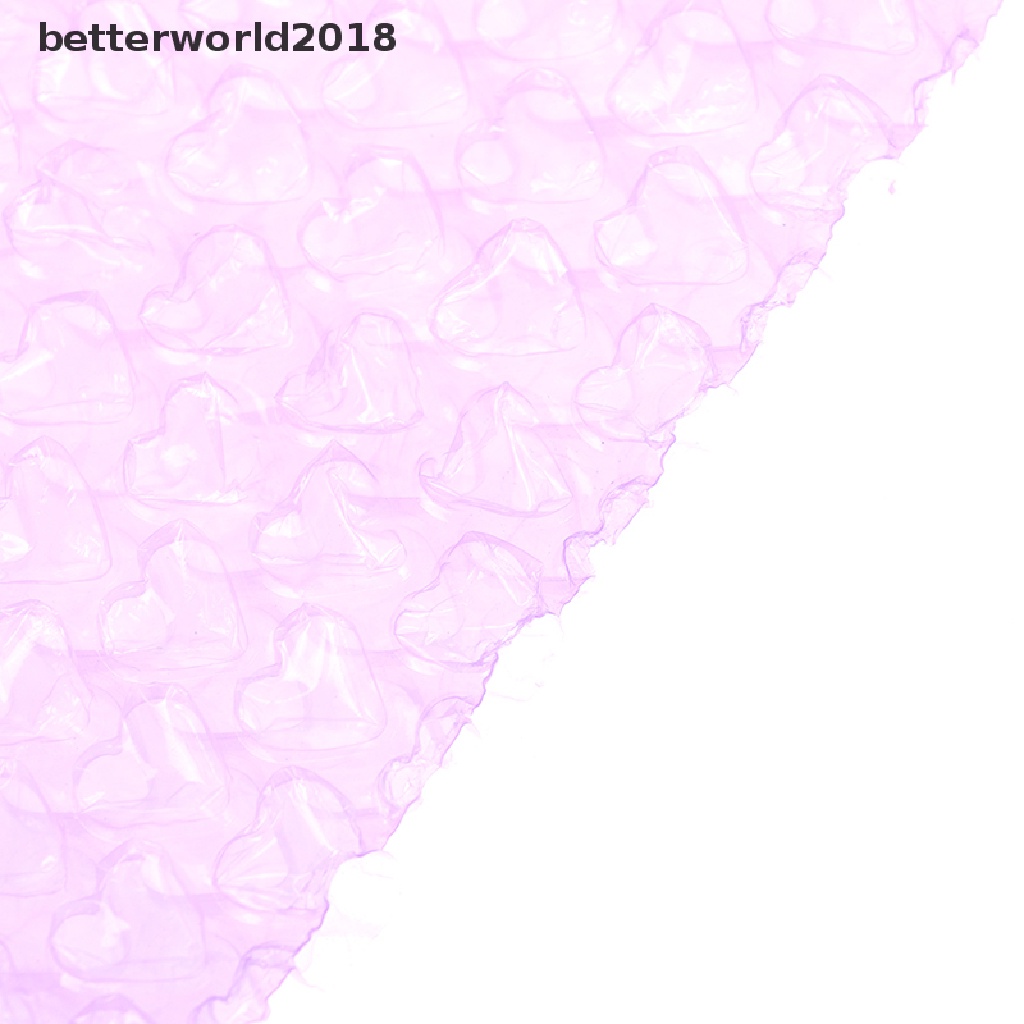 10 Túi Bong Bóng Trái Tim Dùng Gói Hàng Kích Thước 15 * 10cm