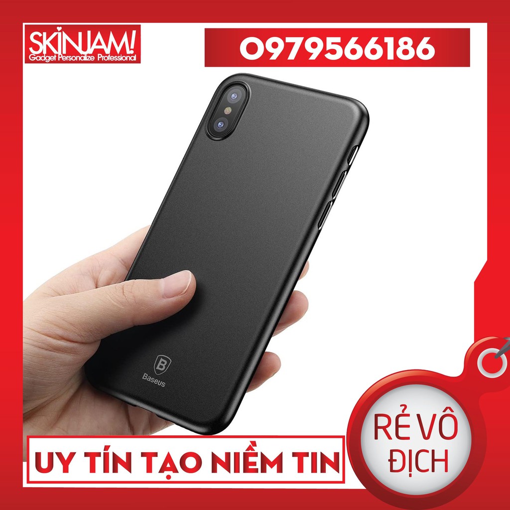 Ốp Lưng Xlevel / BASEUS THIN CASE Cực Mỏng 0.3mm Cho Iphone 6/6plus/7/8-Plus/X/Xs/Xr/Xsmax/11/11Pro/11Promax & Samsun