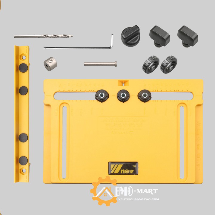 💥 Bộ cữ khoan lỗ bản lề gỗ hàng loạt 💥 Tặng kèm 2 mũi khoan