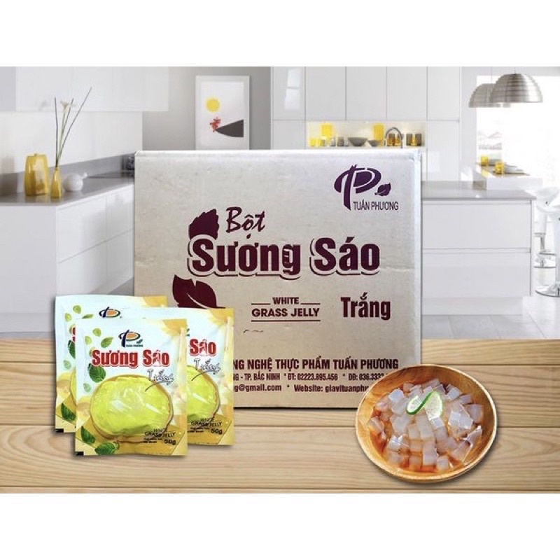 Bột sương sáo làm thạch Tuấn Phương